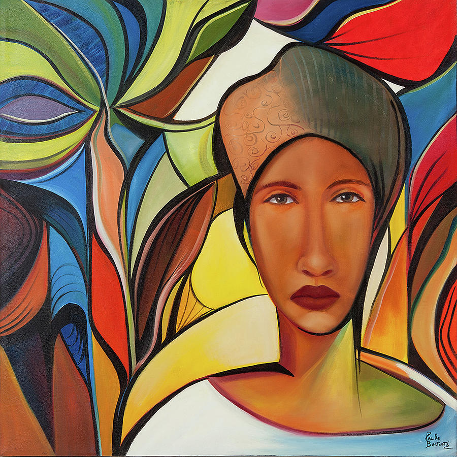 African Woman Painting by Paula Berteotti - Fine Art America
