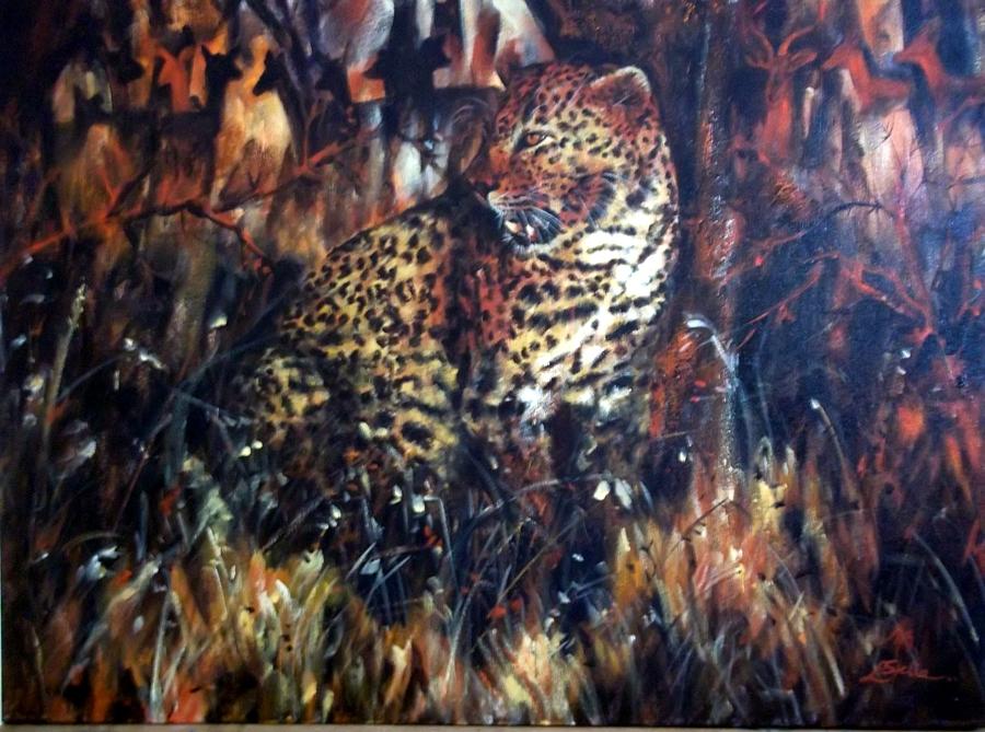 Animal Painting - Africas call by Estelle Hartley