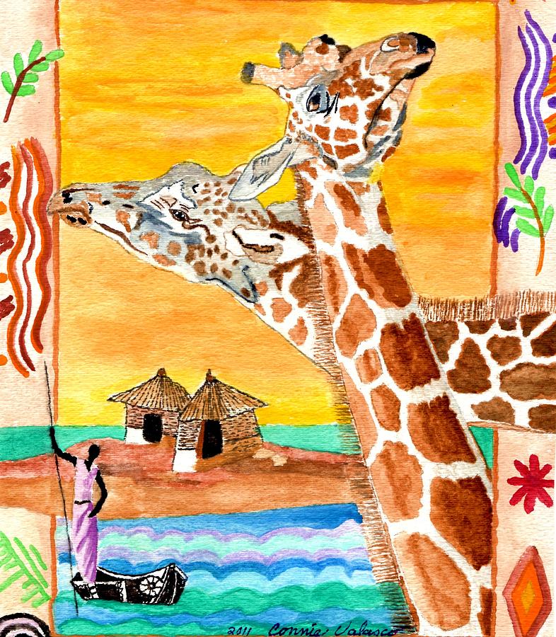 Africian Summer Painting by Connie Valasco