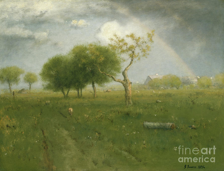 Tree Painting - After a Summer Shower by George Inness