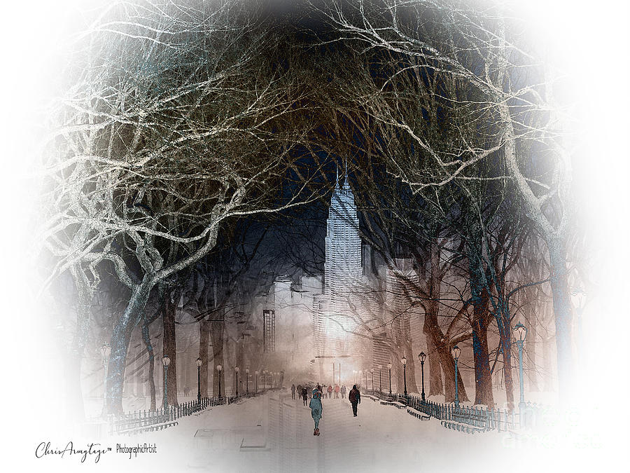 After Dark In The Park Digital Art by Chris Armytage