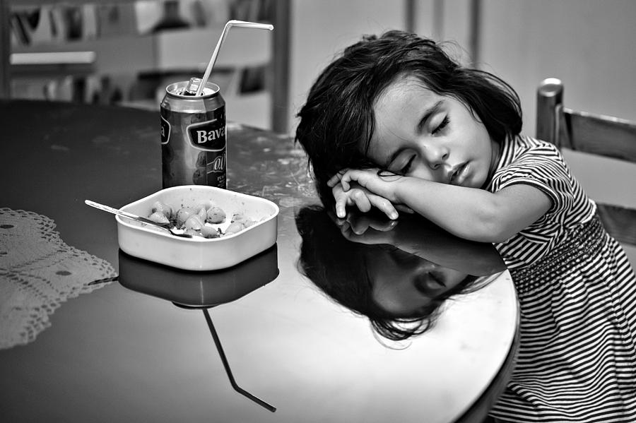 Black And White Photograph - After Dinner by Mohammadreza Momeni