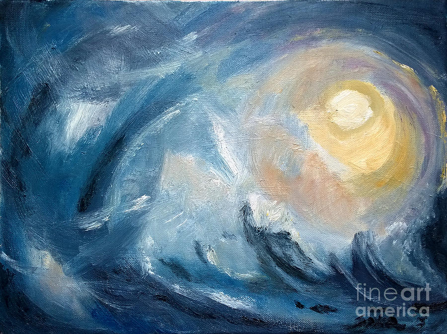 After every storm the sun will shine Painting by Lidija Ivanek - SiLa