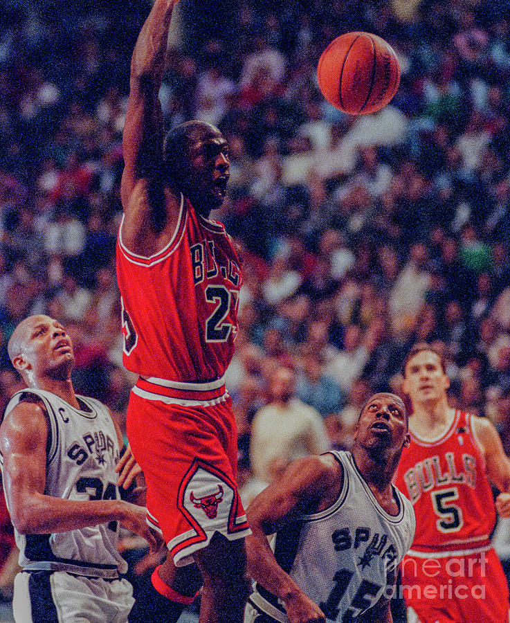 Michael Jordan Photograph - After Jam by Richard Yee