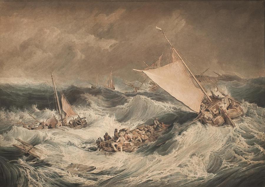 Joseph Mallord William Turner and Charles Turner: The Leader Sea