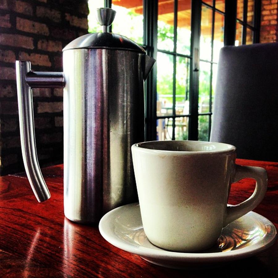 Georgetown University Photograph - After Lunch #cafecito #frenchpress by Carle Aldrete