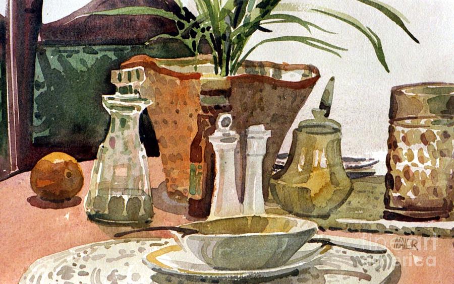 Still Life Painting - After Lunch by Donald Maier