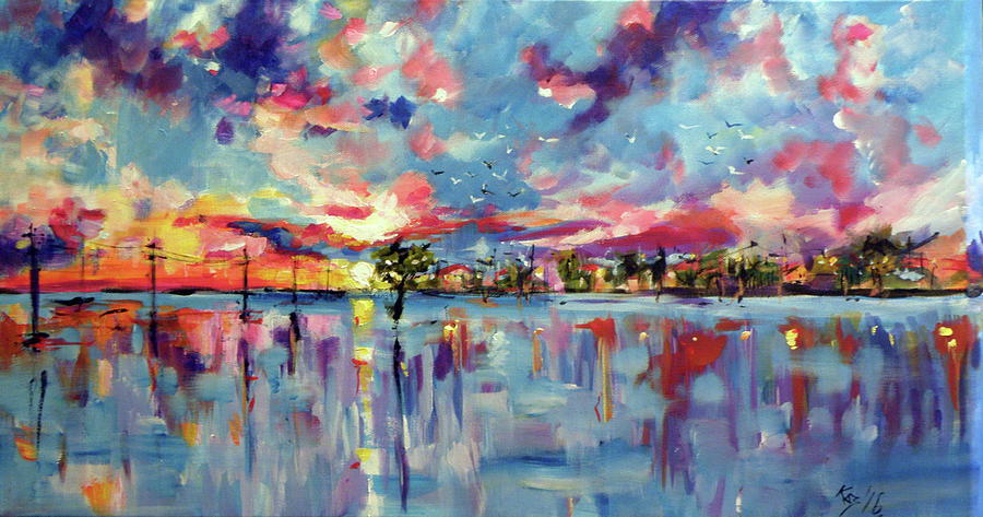 After rain Painting by Kovacs Anna Brigitta