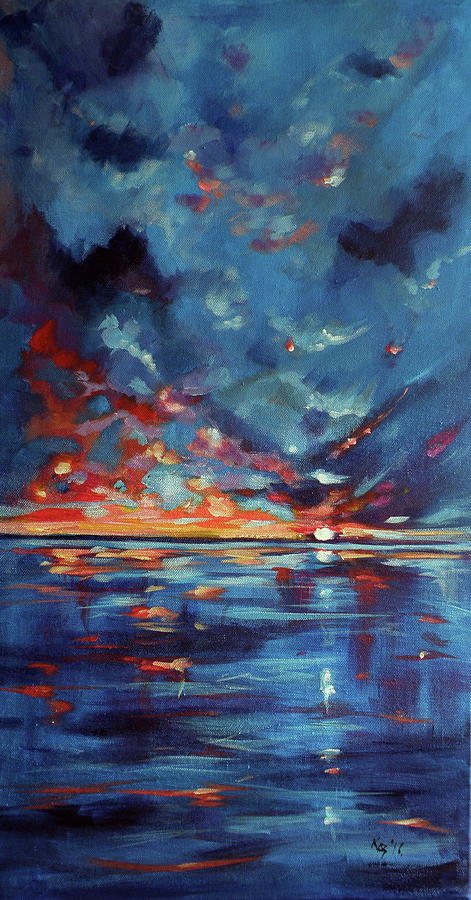 After storm Painting by Kovacs Anna Brigitta