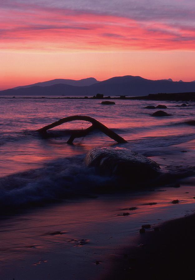 After Sunset At Wreck Beach  Photograph by Lyle Crump
