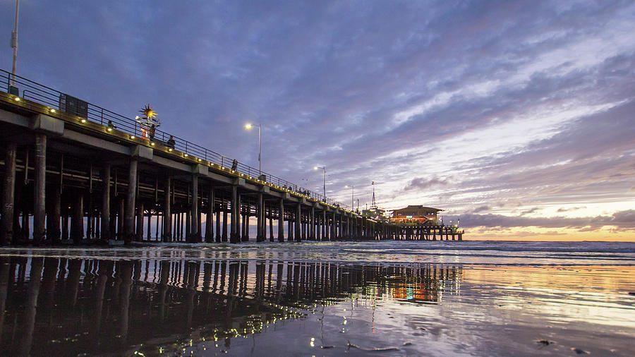 Santa Monica Photograph - After Sunset  by Garrison Crouch