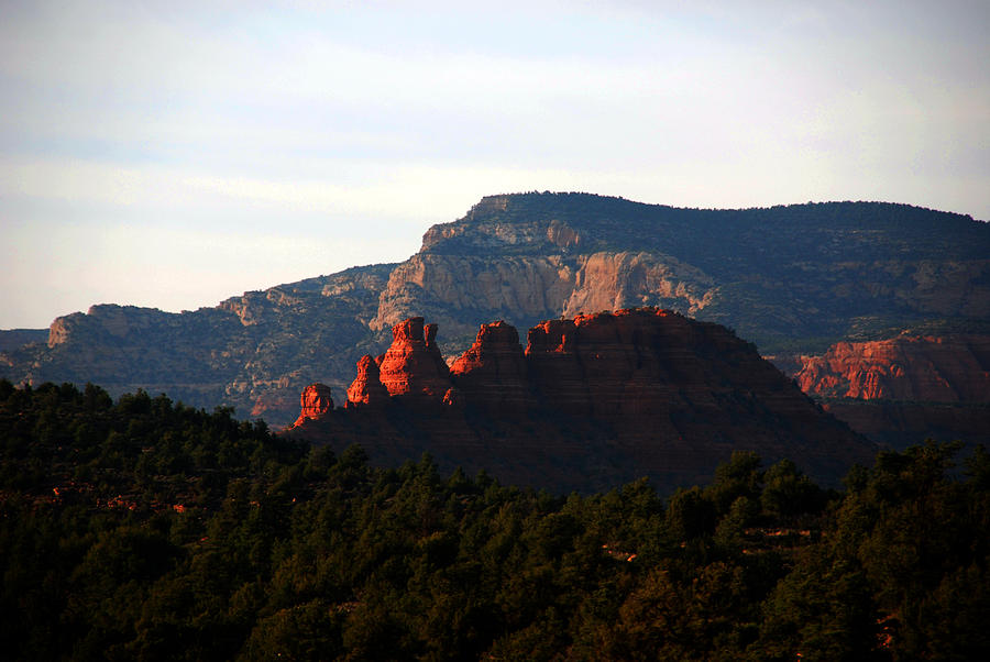 Magic Photograph - After sunset in Sedona by Susanne Van Hulst