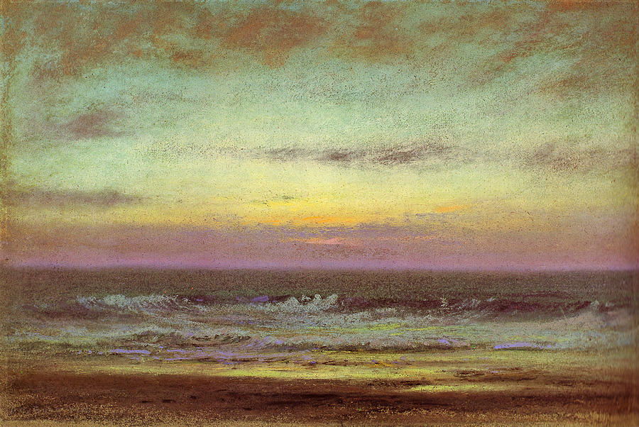 After Sunset. Looking East Painting by Dwight William Tryon - Fine Art ...