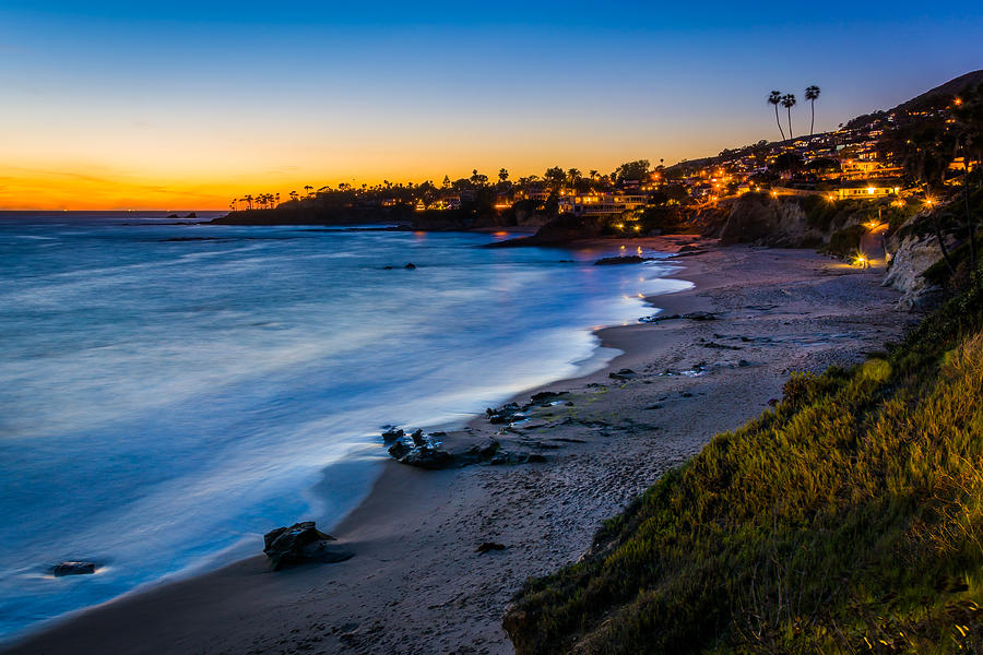 After-sunset View From Cliffs At Heisler Park In Laguna Beach ...