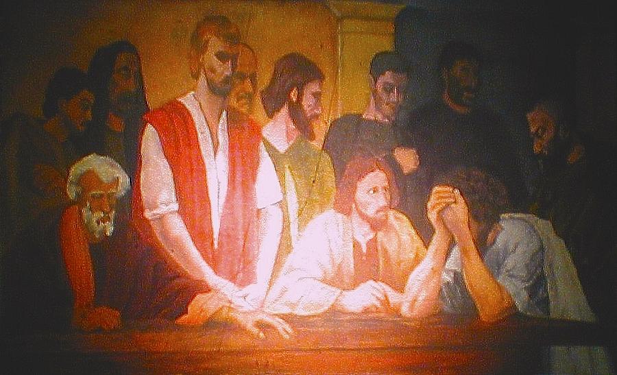 After the Last Supper Painting by G Cuffia