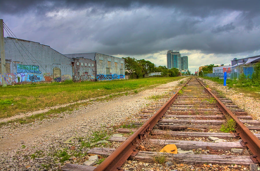 Miami Photograph - After the Last Train Out by William Wetmore