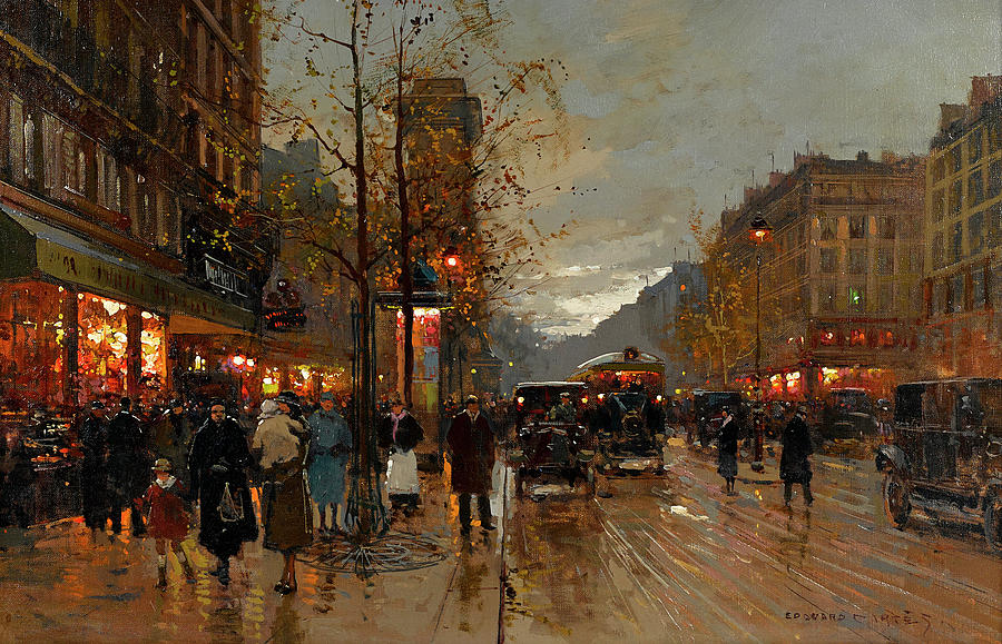 After The Rain, St. Denis Painting By Edouard Henri Leon Cortes - Fine 