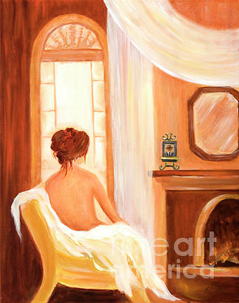 After the Spa Painting by Pati Pelz