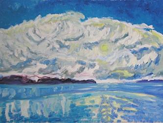 After The Storm Painting by Alfred Muma After The Storm Painting by Alfred Muma