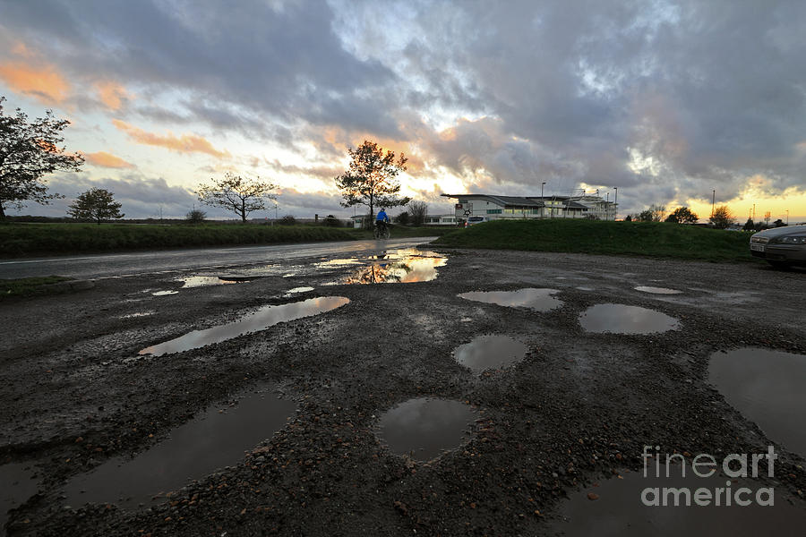 After the storm at Epsom Downs Surrey UK Photograph by Julia Gavin