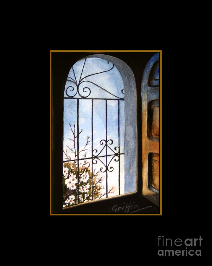 Window Painting - After The Storm by Mai Griffin Window Painting - After The Storm by Mai Griffin
