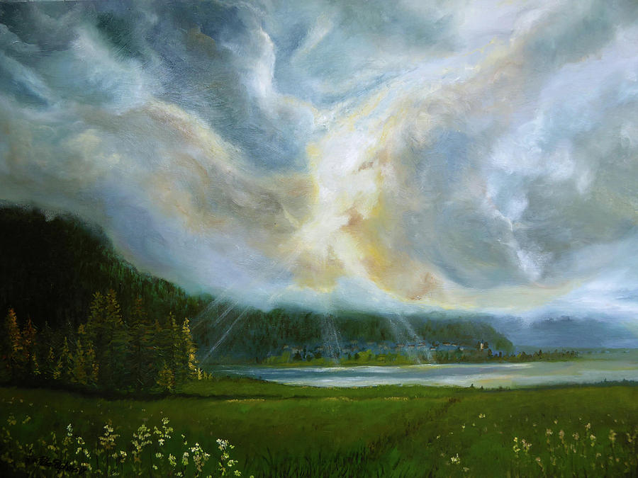 After the storm Painting by Petra Stephens