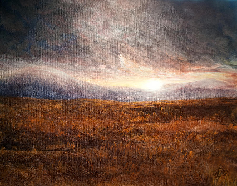 After the Storm - Warm Tones Painting by Jessica Tookey