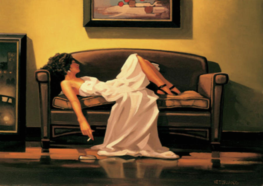 Jack Vettriano Painting - After The Thrill Has Gone by Jack Vettriano