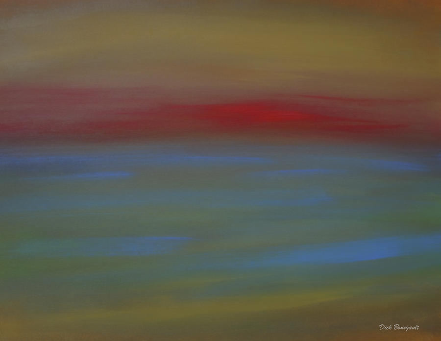 Afterglow Painting by Dick Bourgault