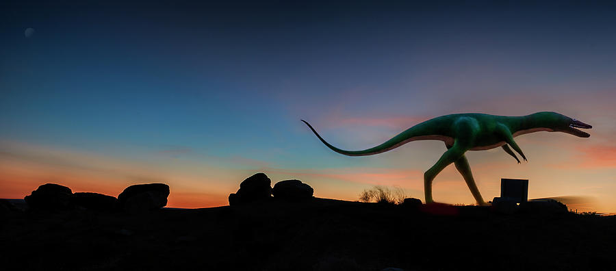 Afterglow Dinosaur Photograph by Gary Warnimont