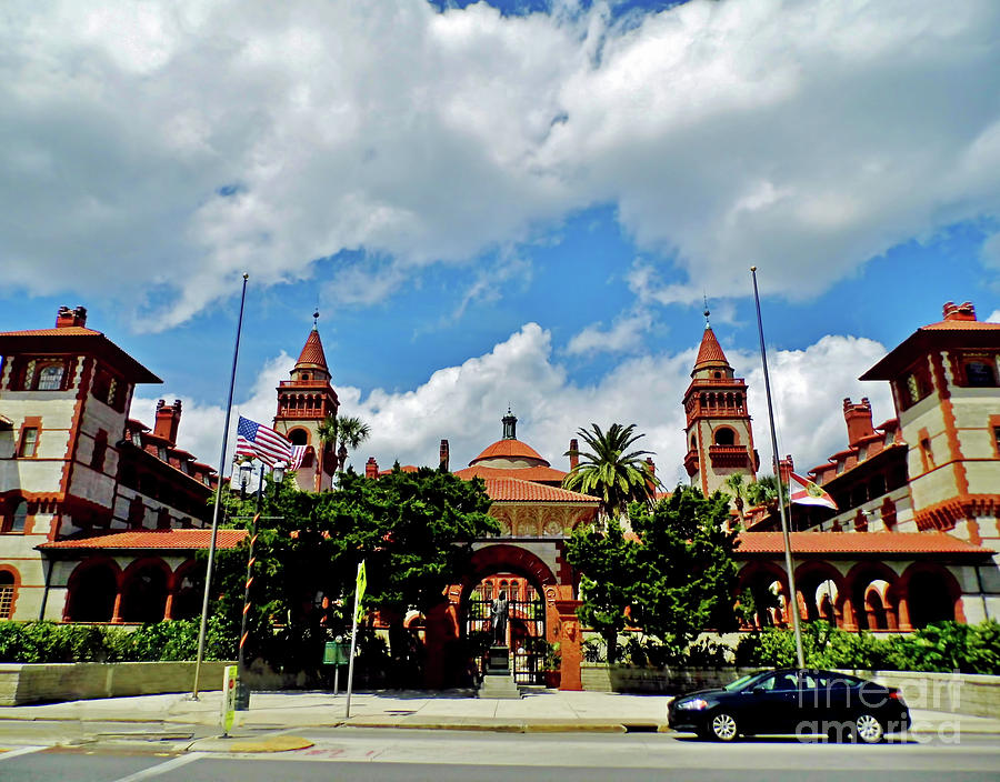 Afternoon At Flagler College Photograph by D Hackett