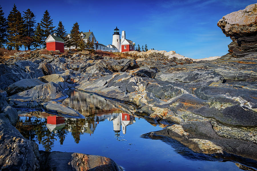 Lighthouse Photograph - Afternoon at Pemaquid Point by Rick Berk
