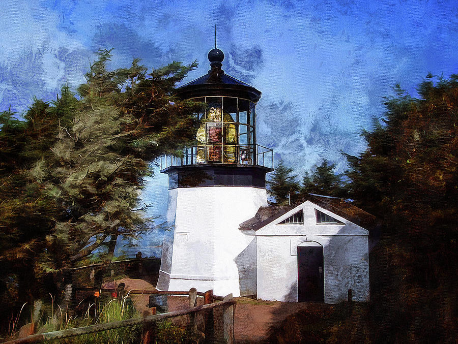 Afternoon At The Cape Meares Lighthouse  Photograph by Thom Zehrfeld