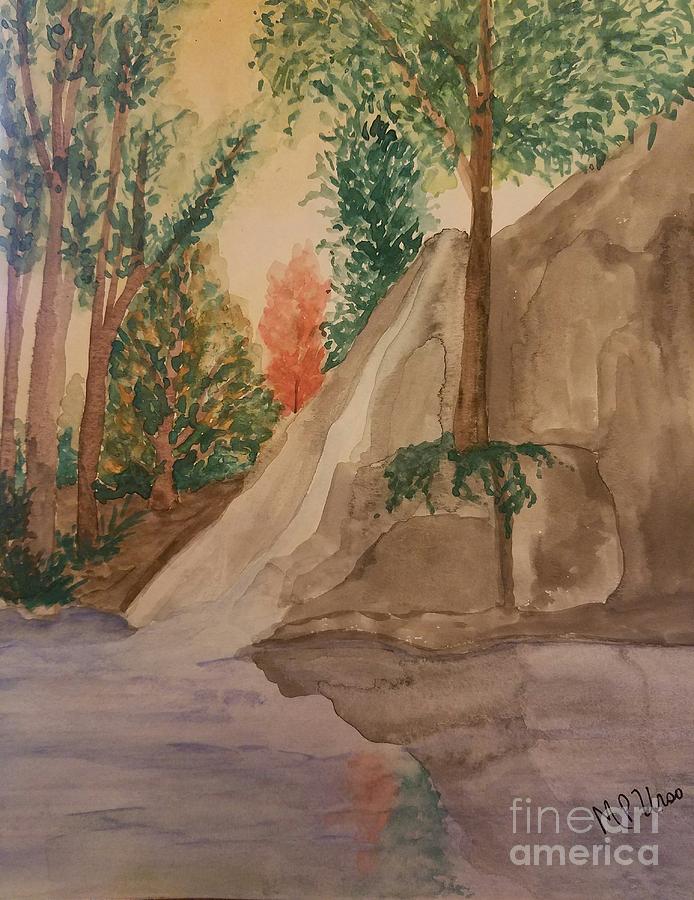 Afternoon at the Creek Painting by Maria Urso
