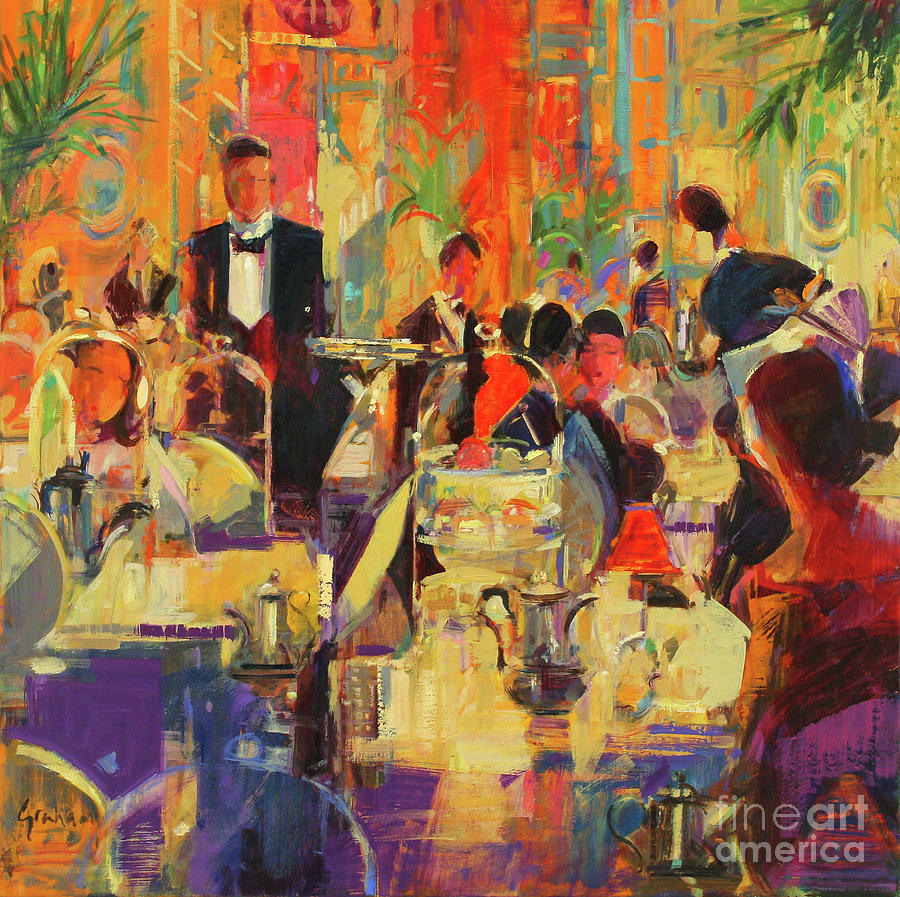 Afternoon at the Ritz Painting by Peter Graham