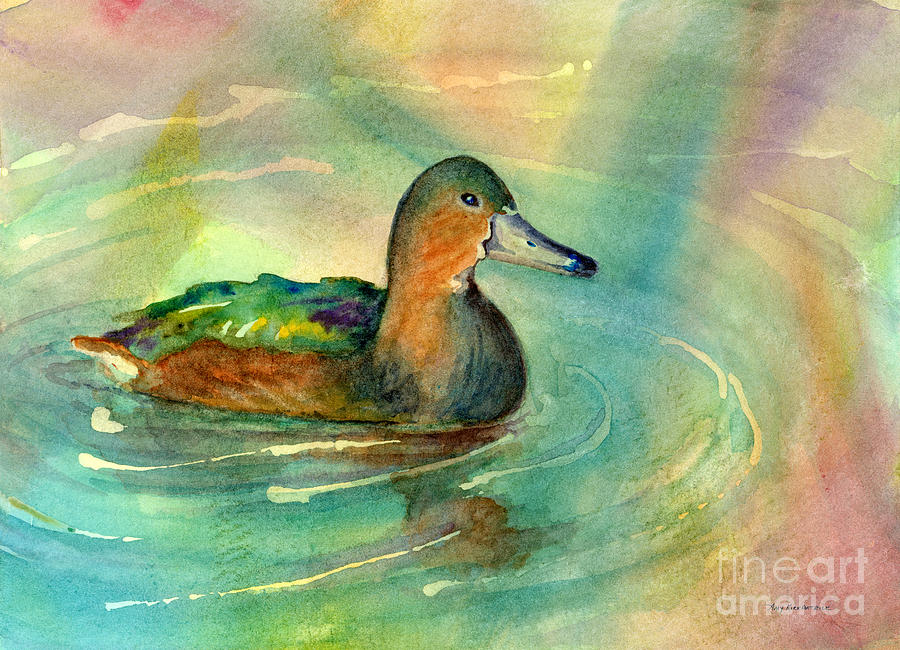Duck Painting - Afternoon Break by Amy Kirkpatrick