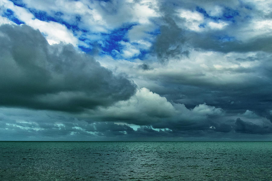 Afternoon Clouds in Key West, Florida Photograph by Bob Slitzan