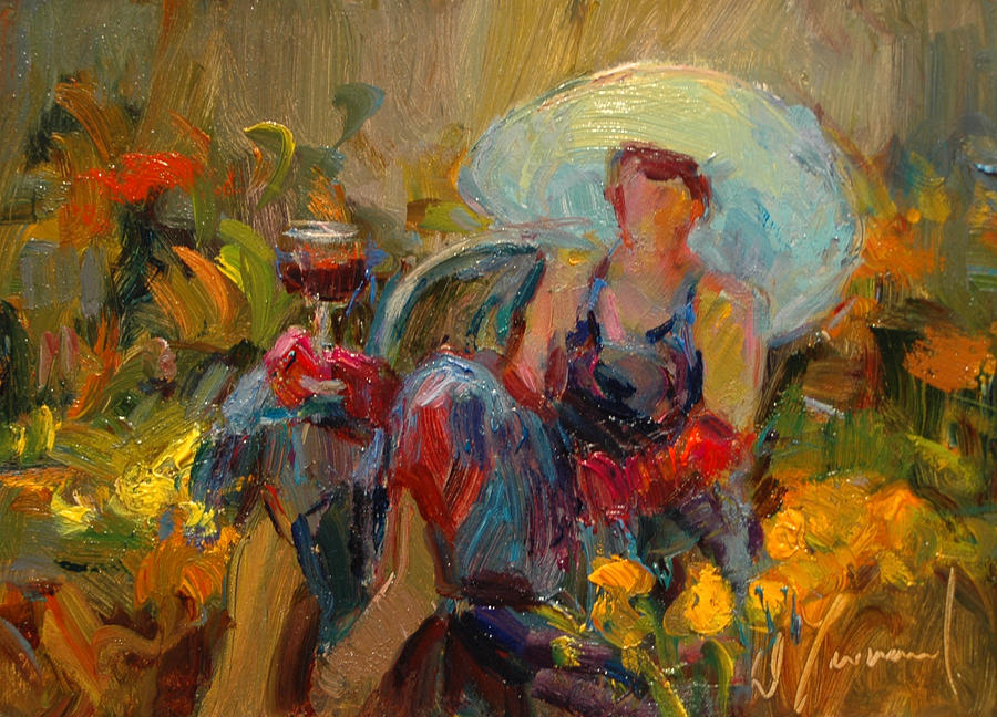 Afternoon Delight Painting by Diane Leonard