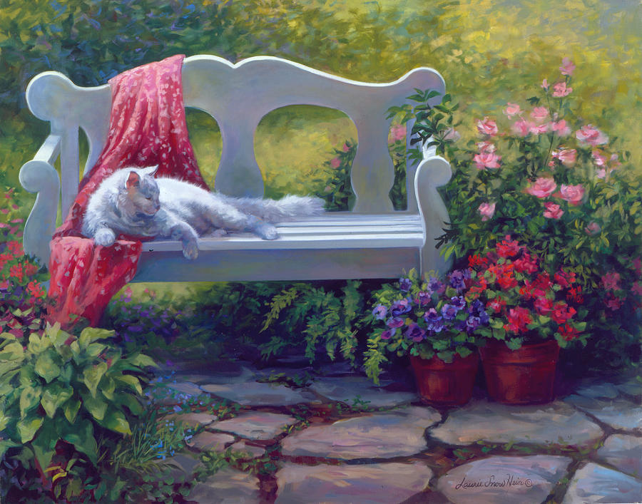 Rose Painting - Afternoon Delight by Laurie Snow Hein