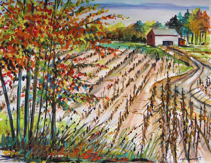Afternoon Fields Painting by John Williams