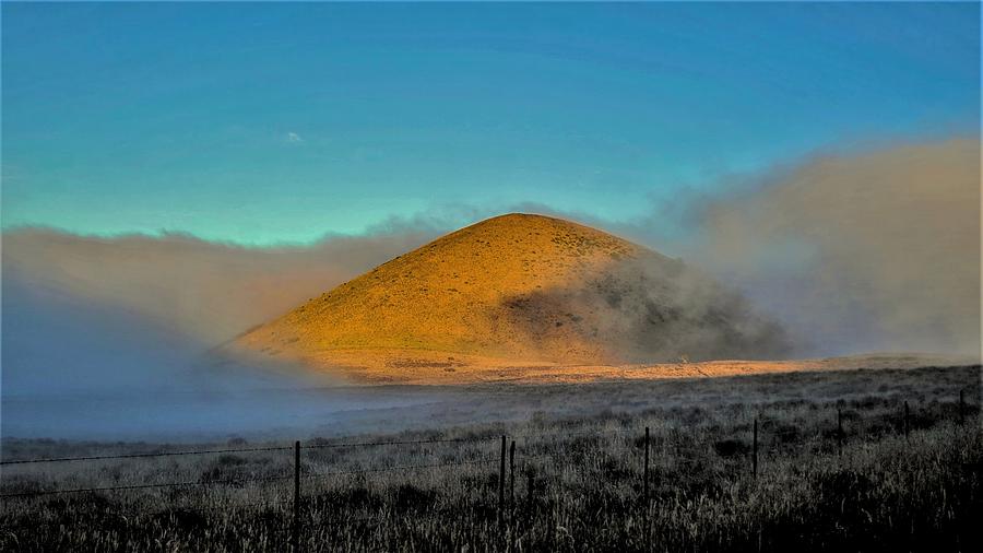 Afternoon Fog over the Puu Photograph by Heidi Fickinger