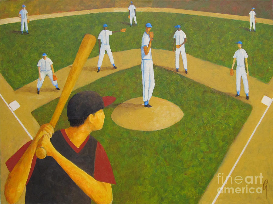 Afternoon Game Painting by Glenn Quist
