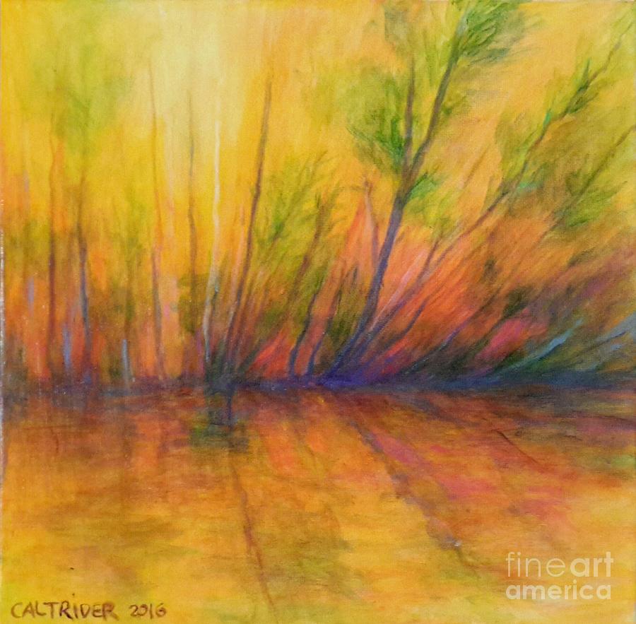 Afternoon Glow  Painting by Alison Caltrider