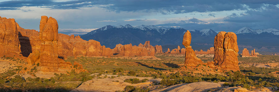 Sunset Photograph - Afternoon in Arches National Park by Aaron Spong