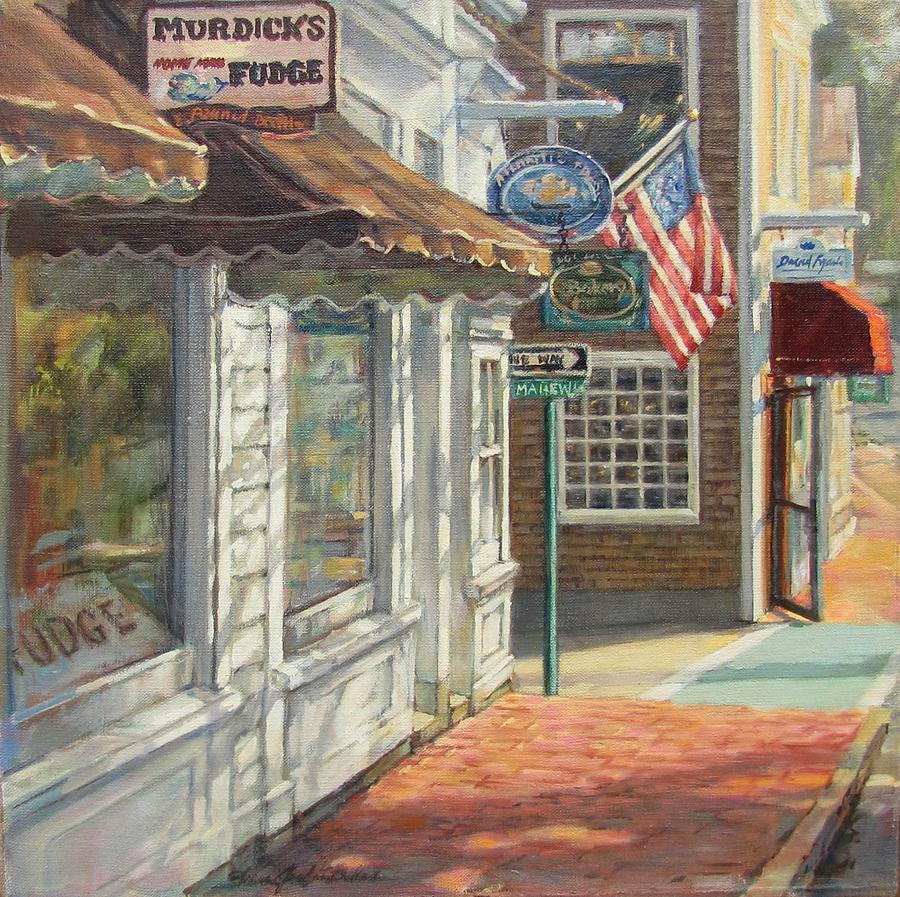 Afternoon in Edgartown Painting by Sharon Jordan Bahosh - Fine Art America