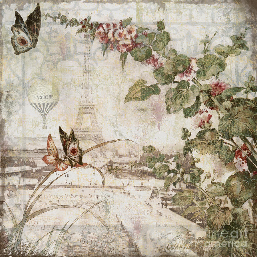 Afternoon in Paris Painting by Mindy Sommers