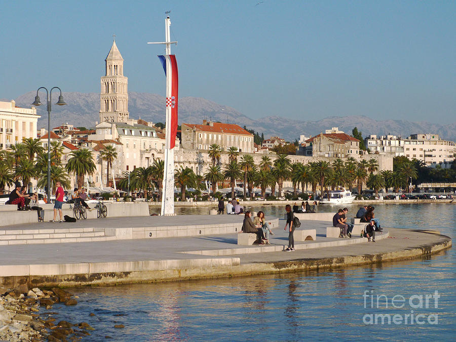 Afternoon in Split - Croatia  Photograph by Phil Banks