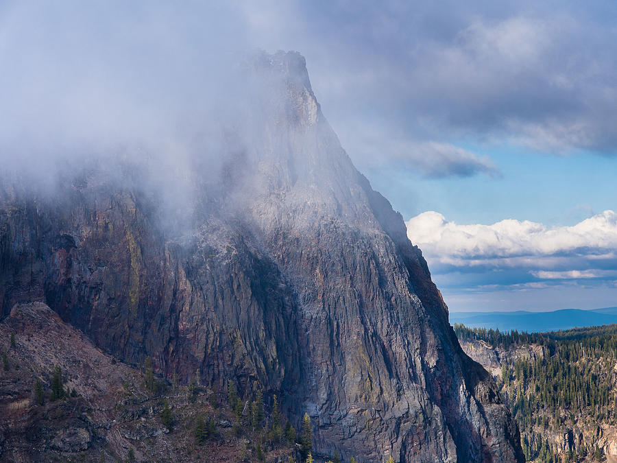 Afternoon Mists Clinging to the Rim Photograph by Greg Nyquist