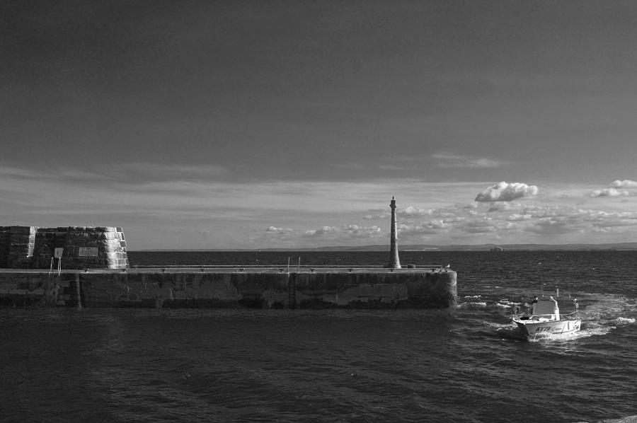 Afternoon on the breakwater Photograph by Elena Perelman