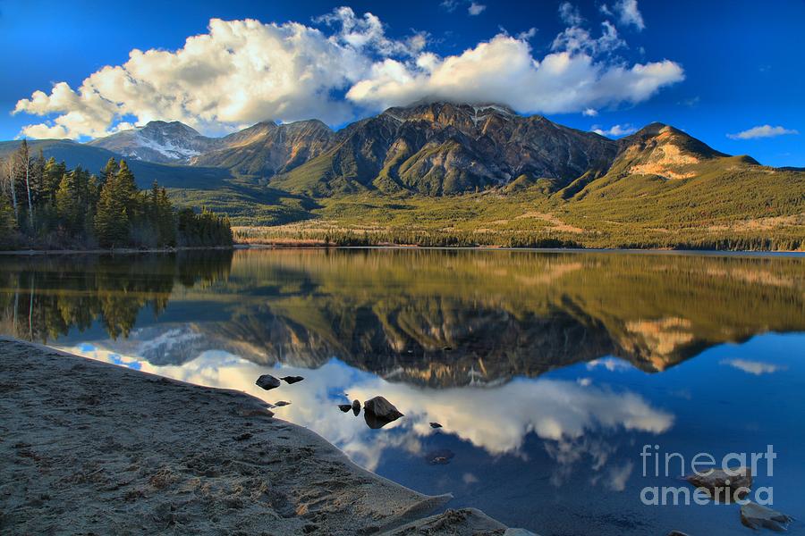 Afternoon Reflections At Pyramid Lake Photograph by Adam Jewell